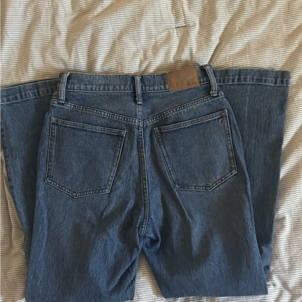 Madewell High Rise Blue Jeans View 3